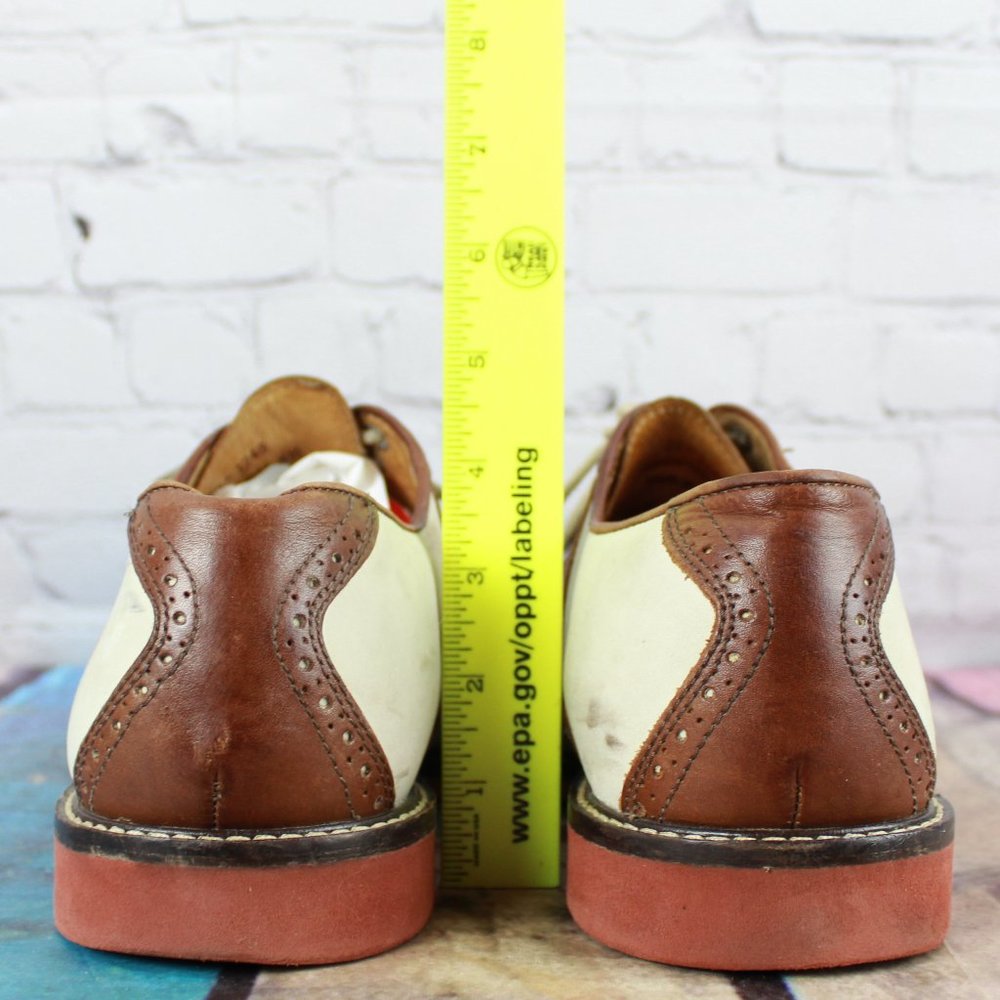 JOHNSTON & MURPHY Saddle Oxfords Shoes Size 12 M - Picture 7 of 9